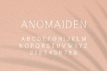 ANOMAIDEN SERIF FONT FAMILY