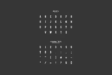 Creakings font