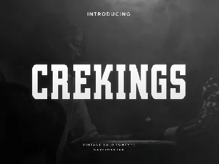 Creakings font