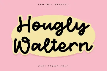 Hougly Waltern Script Font