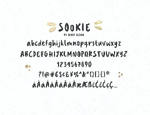 Sookie cute handwritten font