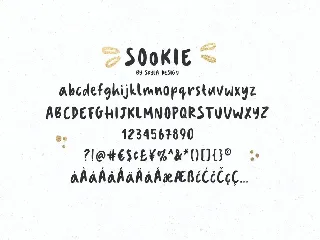 Sookie cute handwritten font