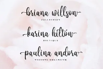 Lovely Blooms - Elegant Calligraphy font