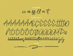 Roschelle Monoline Script Font