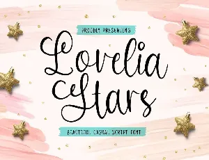 Lovelia Stars Font