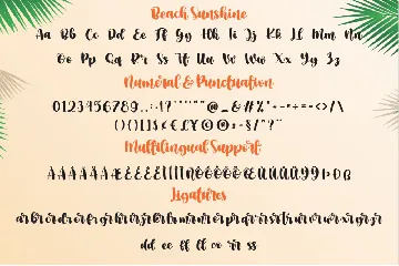 Beach Sunshine - Script Bouncy Font