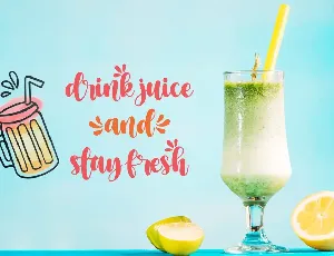 Beach Sunshine - Script Bouncy Font