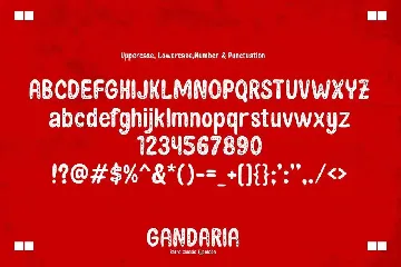 Gandaria - Retro Classic Typeface font