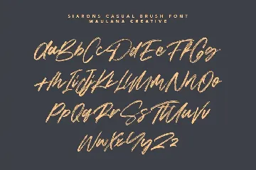 Siarons Casual Brush Font