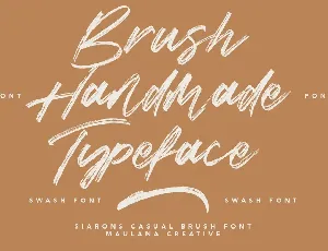 Siarons Casual Brush Font