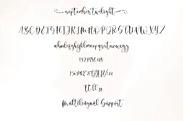 September Twilight font