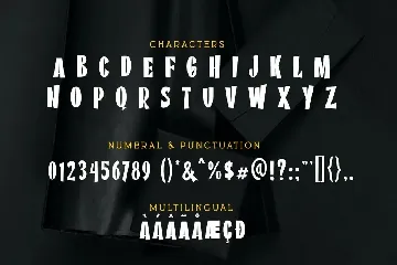 Black Trick Unique Font