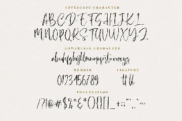 Dettamin - Stylish Handwriting Font