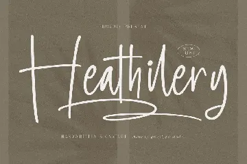 Heathilery Handwritten Font