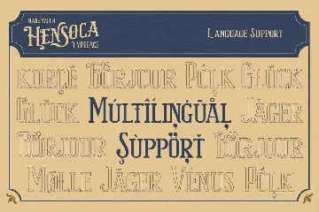 Hensoca Font