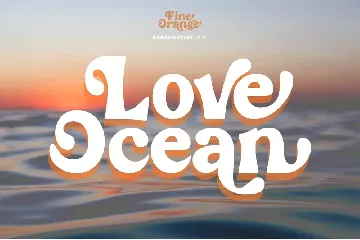 Fine Orange - Retro Bold Typeface font