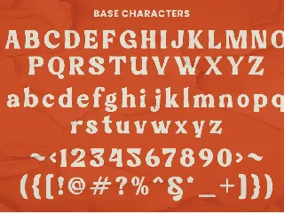 Fine Orange - Retro Bold Typeface font