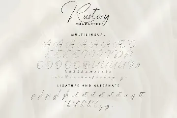 Rustory Font