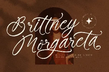 Brittney Morgareta Signature Script Font