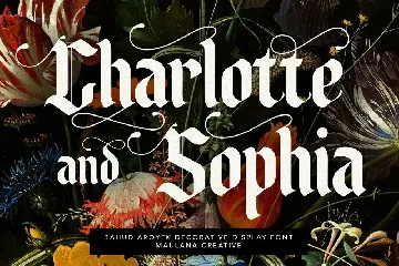 Bahud Aroyek Decorative Display Font Blackletter