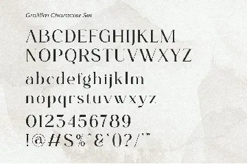 Groillim || Modern Serif Font