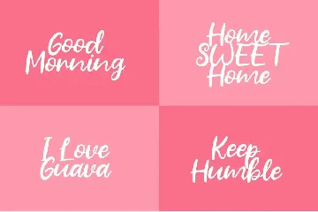 Fresh Guava font