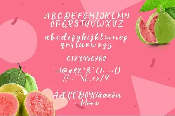 Fresh Guava font