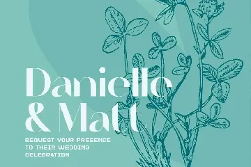 Wedding Font Pairing II