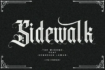 Clockwork Blackletter Typeface font