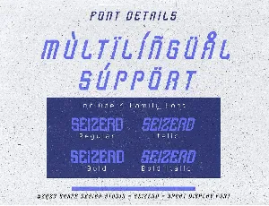 Seizerd - Sport Font