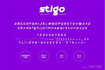 Stigo font