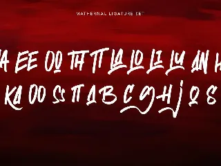 Mathernal Street Calligraphic Font