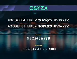 Ogyza font