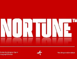 Nortune font