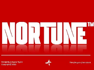 Nortune font