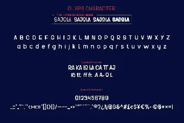 Sajola font