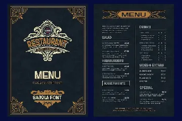 Sajola font