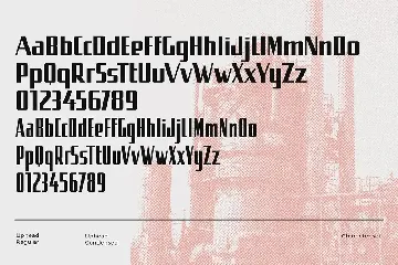 Uphead | Industrial Font