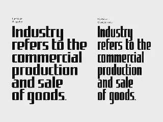 Uphead | Industrial Font