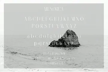 Menorca â€“ Stylish Typeface font