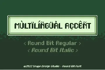 Round Bit - Pixel Font