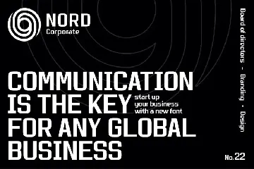 Nordhead Business & Corporate Font