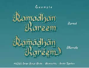 Kharawitah - Arabic Typeface font