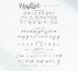 Hustler - Monoline Font