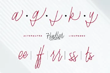 Hustler - Monoline Font