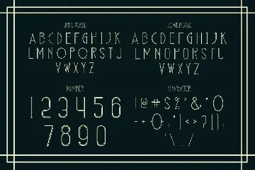 DECONICO - art deco font