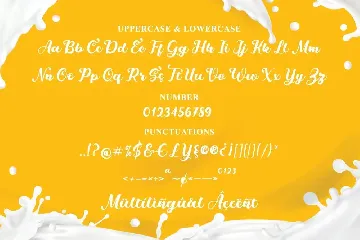 Milkshake Script font