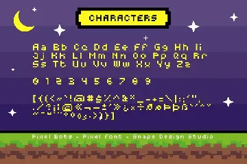 Pixel Bots - Pixel Font