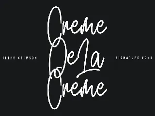 Jetha Crimson Signature Brush Font Typeface