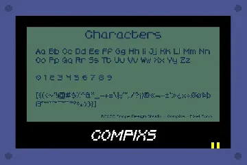 Compixs - Pixel Font